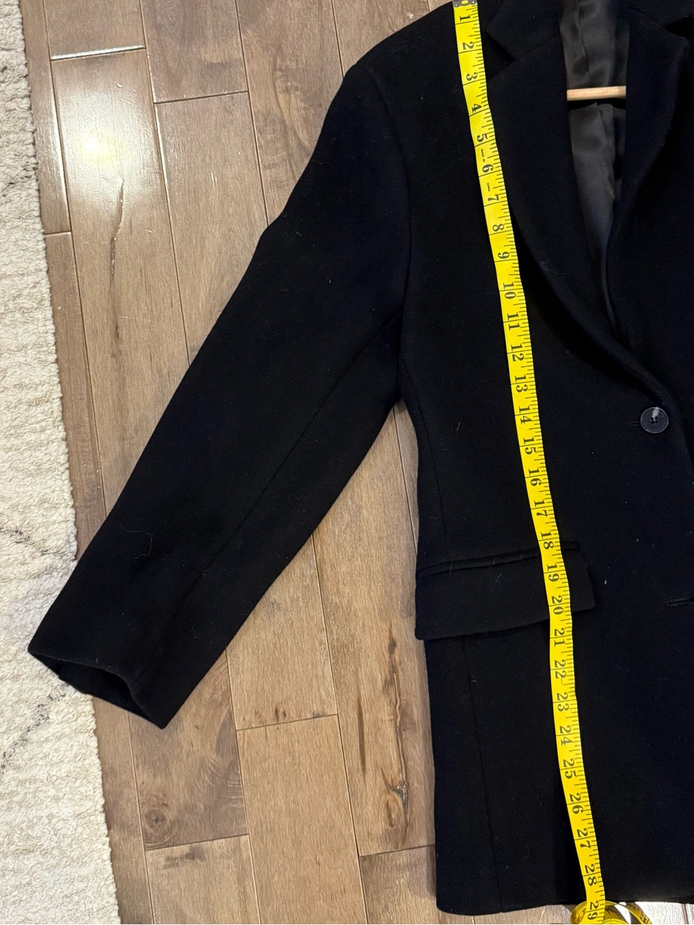 &OtherStories Oversized Straight Wool Blazer in Black 32 - Picture 12 of 13